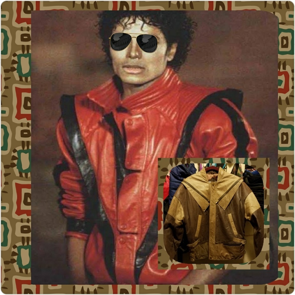 Michal Jackson Motorcycle Vintage Leather Jacket